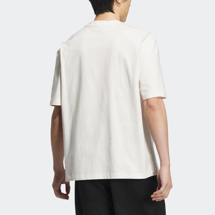 Adidas X Seebin SS23 Graphic Embossed Tee with Letter Embroidery Detail Men Tops Pink White IA8177
