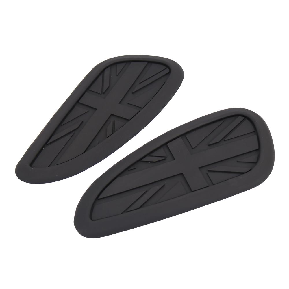 Universal Retro Motorcycle Anti slip Tank Pad Side Gas Knee Grip Traction Pads Protector Sticker For Harley Honda Yamaha T120