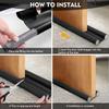 1PC 96cm/37.8inch Under Door Draft Stopper Door Bottom Seal Strip Weather Strip Thicker Anti-Cold Gap Blocker Sealing Weather