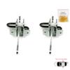 EDP1064-1 2 Pieces Rear Left AND Right Door Catch Hinge Brake Stop Check Strap Limiter Lever Arm for BMW 3 Series E36 1990-1999 51228165009