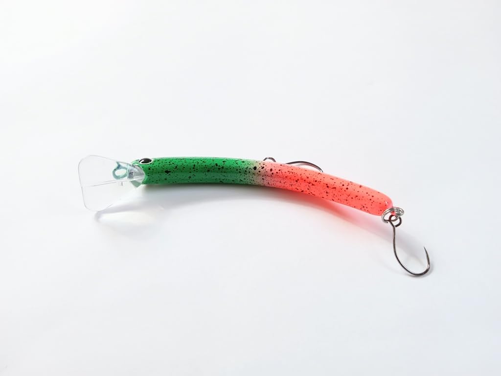 Slimy Crankbait Barbless for and Other Char In Managed Fishing Features a Biological Movement and a Ideal for Bass Brown Black Rainbow and C of 5