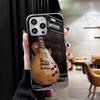 Guitar Retro Rock Music Shockproof Phone Case for iPhone 17 Air 16 16E 15 Pro Max 14 Plus 13 Mini 12 Back Cover Anti Fall Fundas