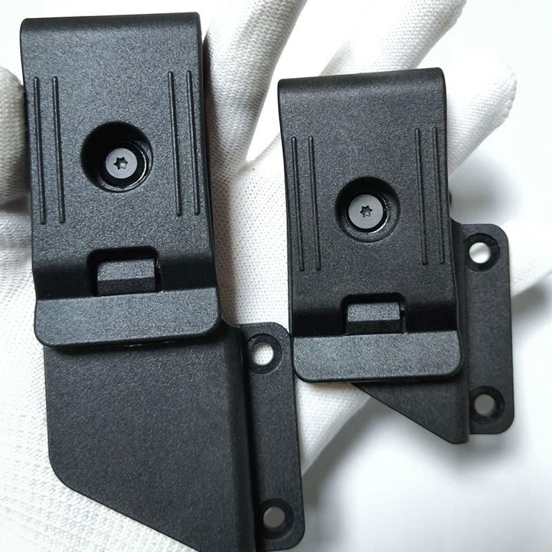 1 Set 360° Rotatable Universal KYDEX Knife Sheath Waist Clip Lightweight Wear Resistant Holder for Outdoor EDC Use