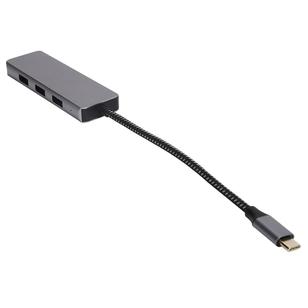 4in1 Hub TypeC to High Definition Multimedia Interface USB2.0 USB3.0 Docking Station Adapter