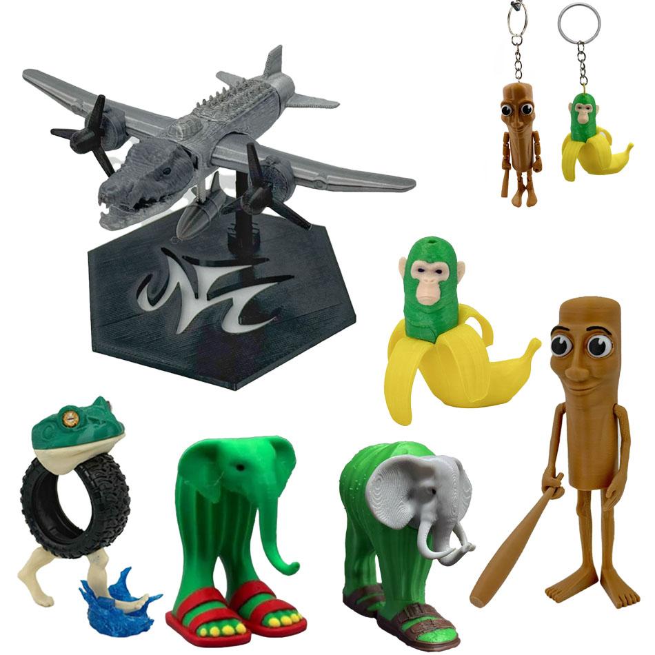 Discover Intime Tung Tung Tung Sahur Brainrot Stick Man Tralalelo Tralala Shimpanzini Bananini Anime Figure Peripheral Model Xmas Gifts Toy