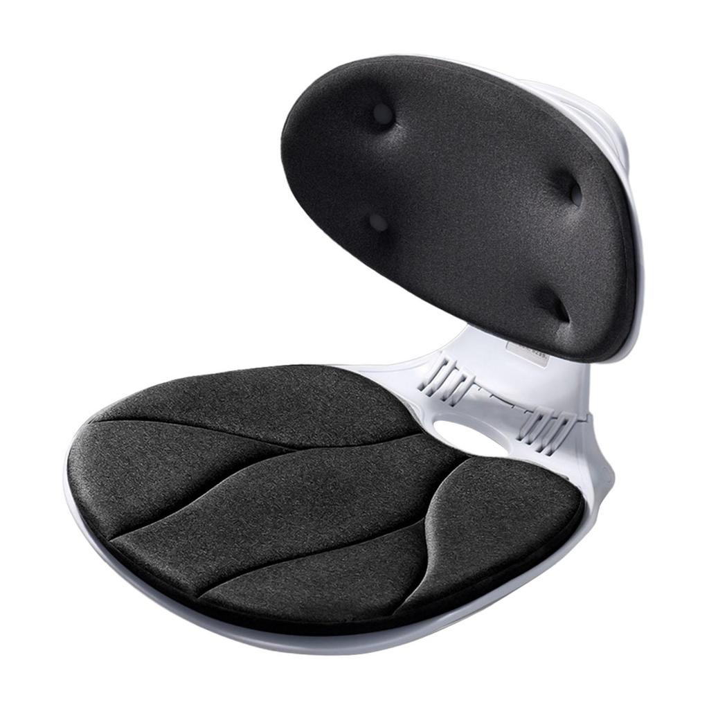 Ergonomic Back Support Chair Portable Lumbar Posture Corrector Black