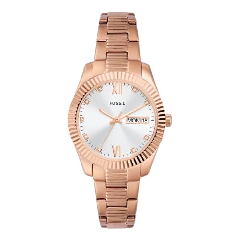 

Женские часы Fossil SCARLETTE ES5200, розовое золото