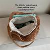 Classic Summer Beach Women Shoulder Bag Versatile Straw Woven Tote Bag Large Capacity Shopper Commuting Bags Handbag and Purse