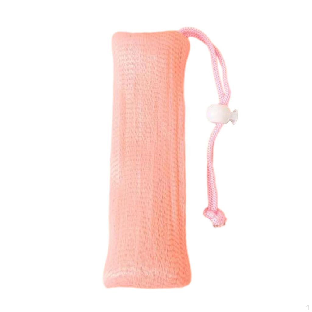 Bubble Mesh Bag, Soap Saver Exfoliating Bag for Bathing, Facial Cleanser, Body