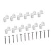 Net Door Repair Kit (12 Pieces) with Screws, Corner Fixings And Brackets, Suitable for Domestic Use.