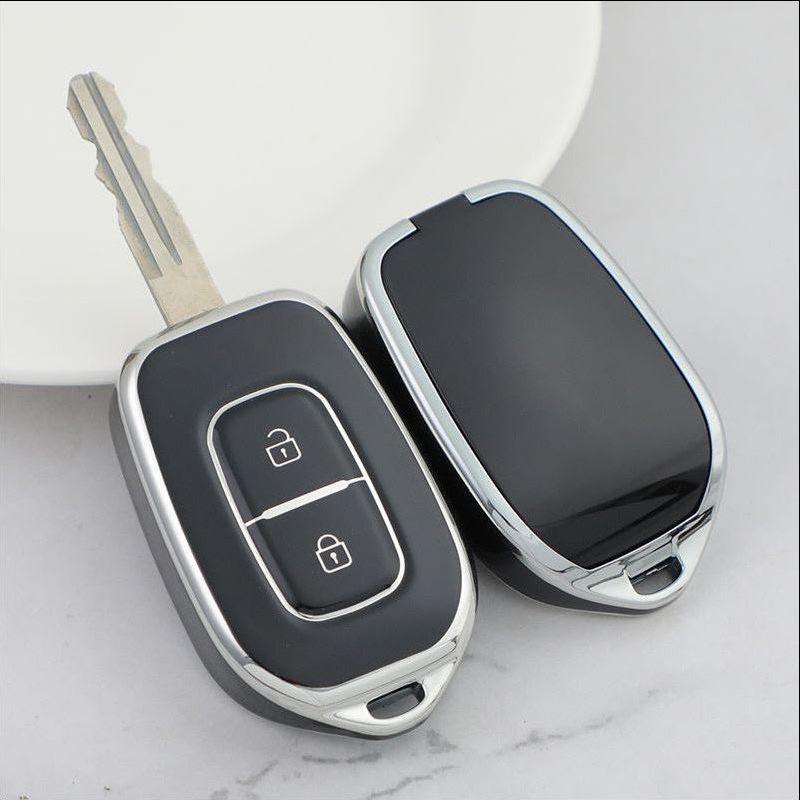 Dongfeng Renault Key Cover for 18/22 Models: Koleos, Kadjar, eNuo, Binna - Car Key Shell & Buckle