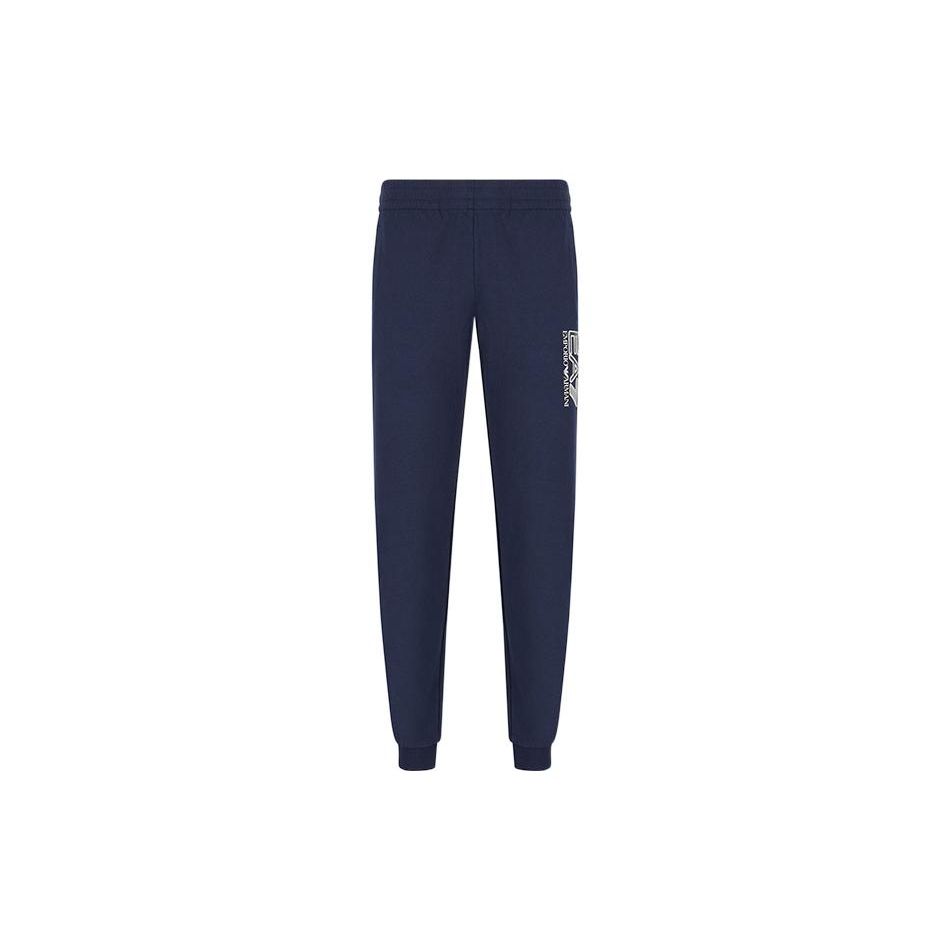 Emporio Armani Series Ss22 Ea7 Logo Print Cuffed Sweatpants Men bottoms Navy-Blue 3LPP72-PJ05Z-1554 S