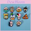 Cartoon Kreative Halloween Brosche Horrorfilm Charakter Clown Kettensäge Horrorpuppe Metallabzeichen
