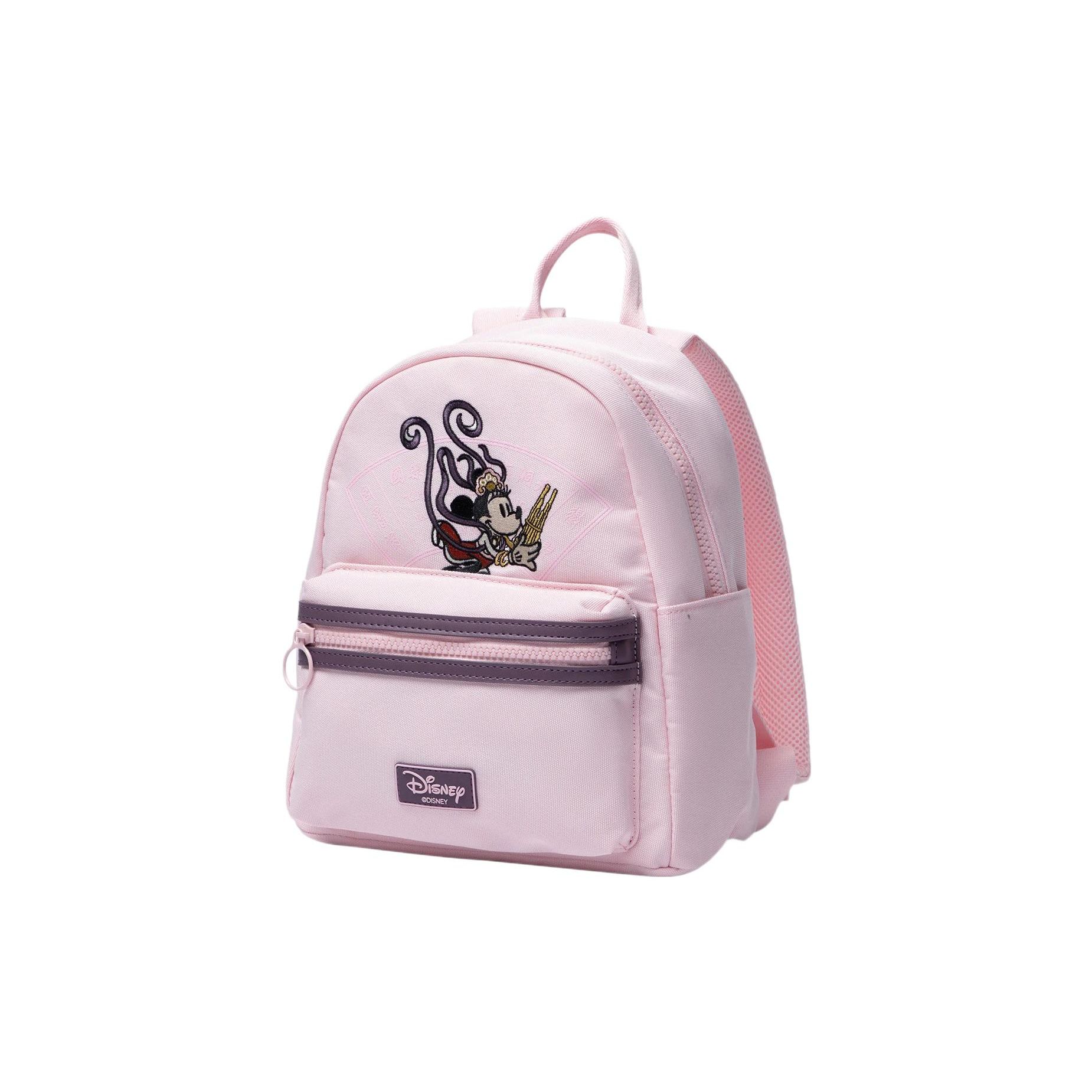 

Li Ning X Disney Collaboration National Music Series Sports Fashion Exquisite Badge Embroidery Fabric Backpack Unisex Backpack Pink ABSR052-2 Pink