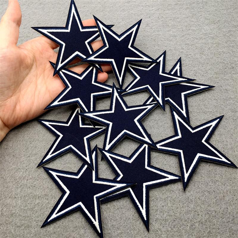 10 Pcslot Navy Stars Embroidered Patches On Clothes Stickers Appliues For Clothing Iron On Patches Sewing Badge Stripes