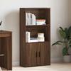VidaXL Bookcase Brown Oak 60x24x120 Cm Engineered Wood, Bookshelf, Storage Rack, Book Holder, 860424