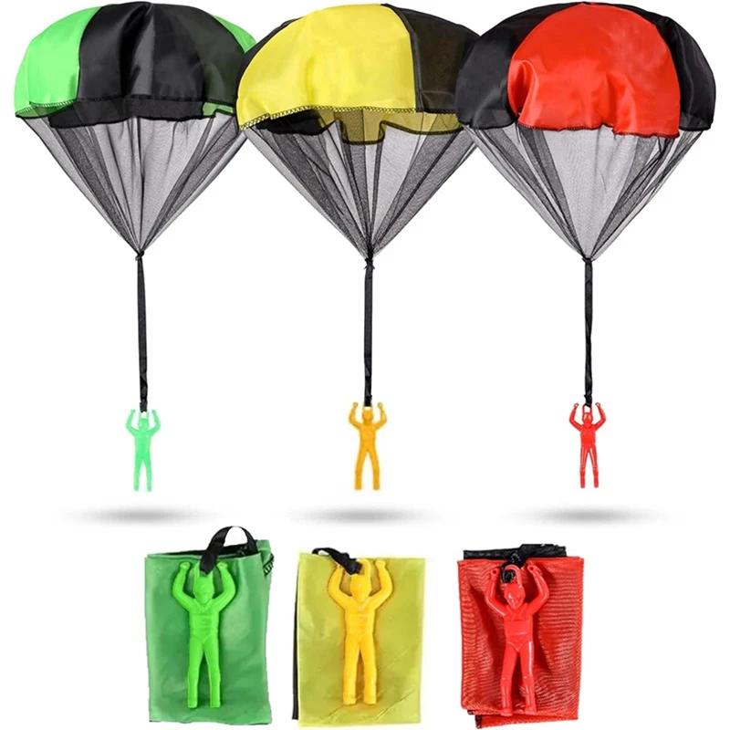 Outdoor Kids Parachute Toy Tangle Free Flying Hand Throwing Parachute Game Unique Sports Toy Outdoor Fun for Children Gifts