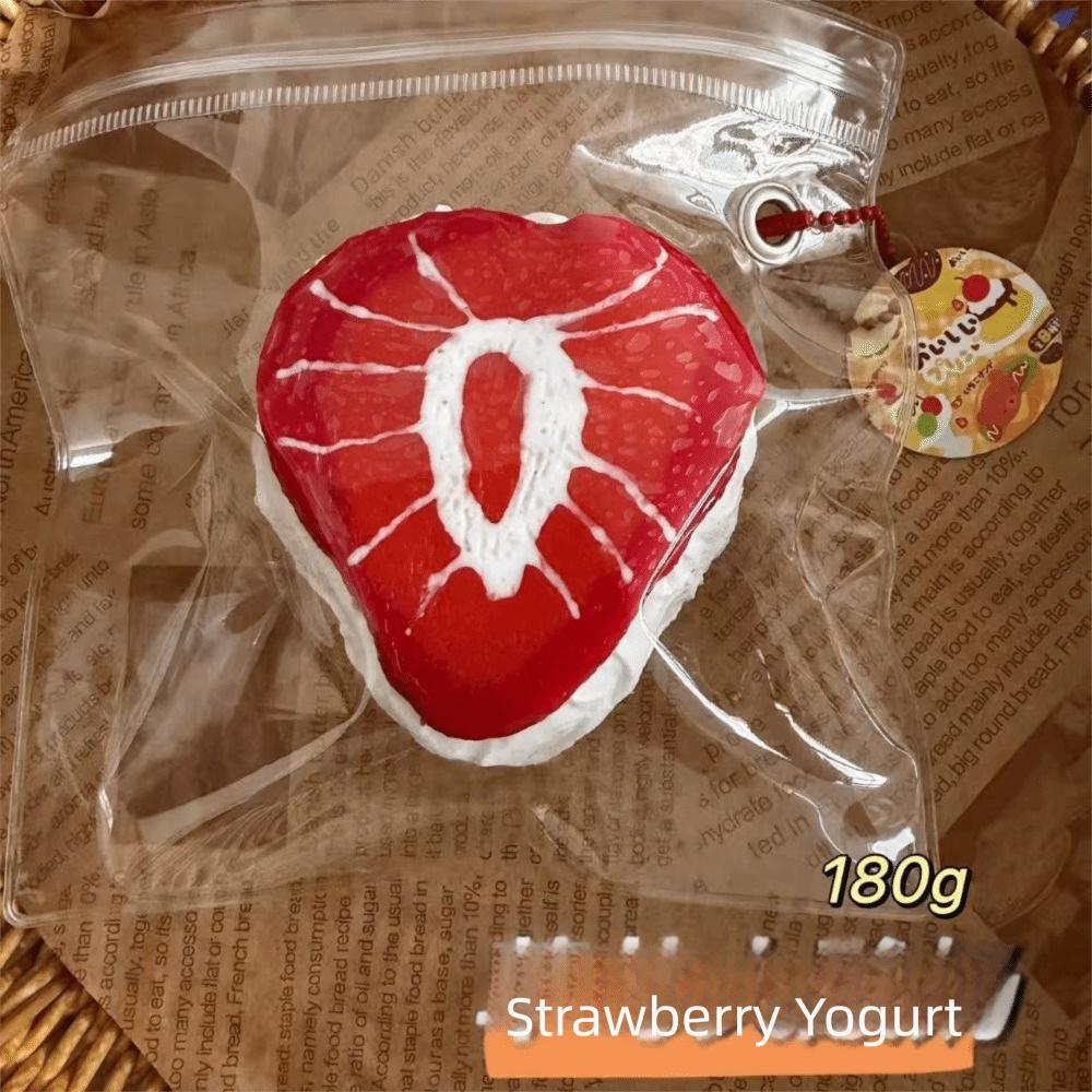 Creative Strawberry Yogurt Squishy Toy Super Soft Slow Rebound Fidget Toy Children s Gifts Strawberry Style B
