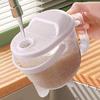 Rice Washer Creative Hand-Free Washing Rice Basin Sieve Plastic Rice Bucket Basket With Draining Flushing Type Rice Cleaning