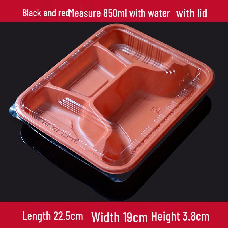 

Одноразовые контейнеры для приготовления еды Homeglen с 4 отделениями и крышками 4-Compartment, 100-Pack