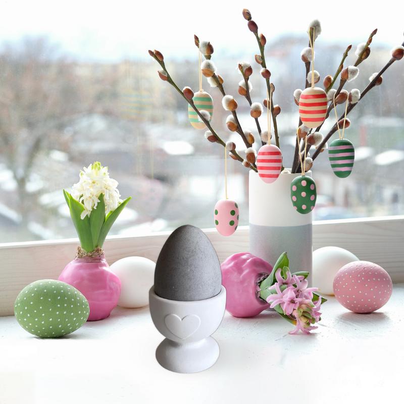 Egg Holder Silicone Mold Heart Non-Stick Egg Holder Mold Food-Grade Resin Mould Plaster Resin Craft Making Supplies Home Decor