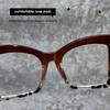 Y2k Oversized Frame Reading Glasses Women Leopard Print Blocking Blue Light Presbyopic Spectacles Eyeglasses Clear Lens