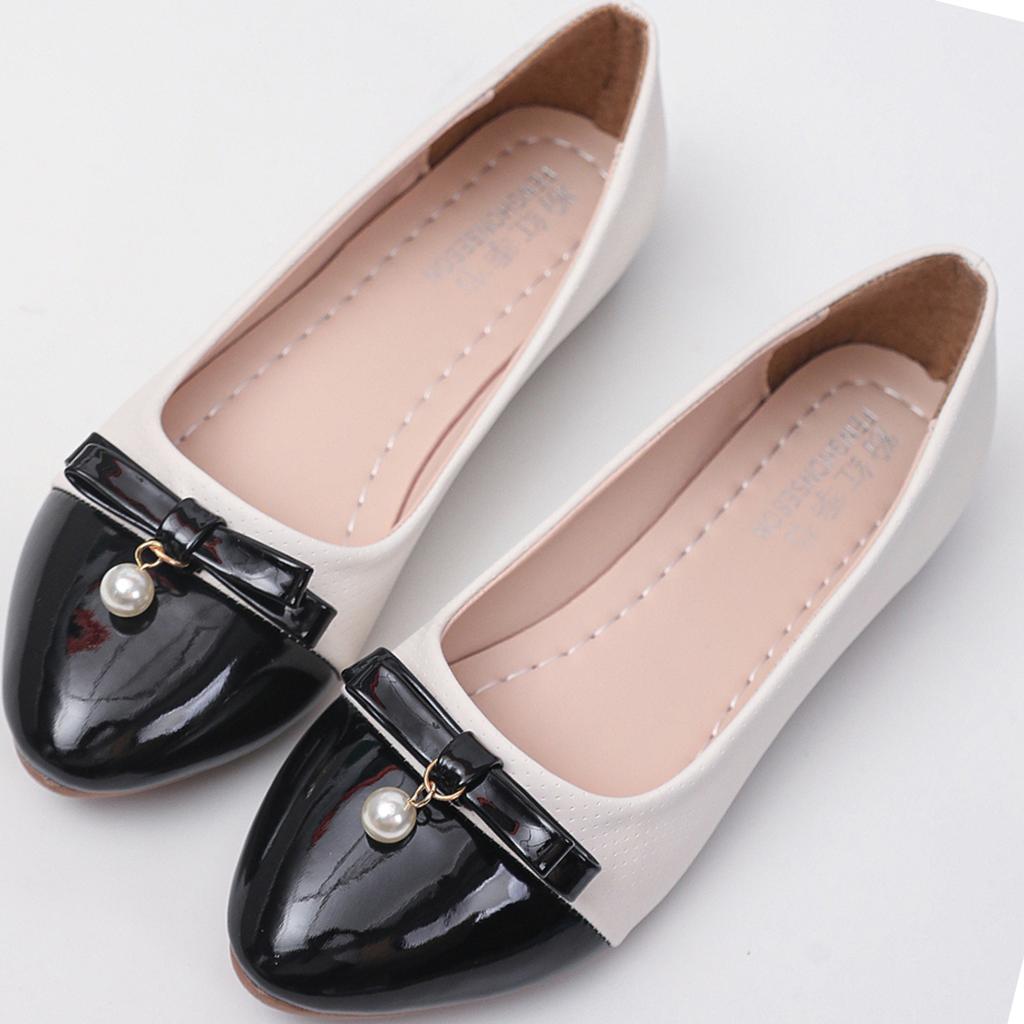 Mote 2024 Nye Kvinner Vår Sommer Lett Dyp Ballerina Dame Utendørs Komfortable Reise Arbeid Mote Loafers Sko for Kvinner