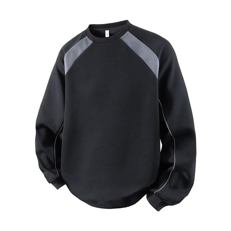 American Style Minimalist Solid Color Hoodie Men Women Loose Streetwear Couple Casual Top