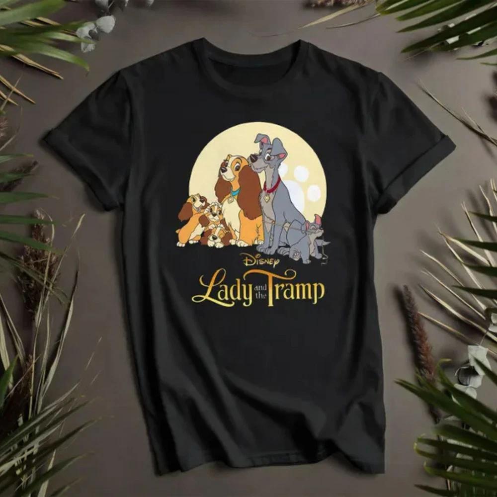 Lady And The Tramp Cute Black T Shirt Gift For Family S