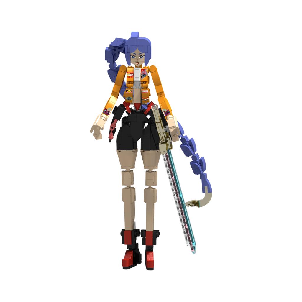 Anime Peripheral Trendy Building Block, Children's Puzzle Puzzle Puzzle Building Model Toys