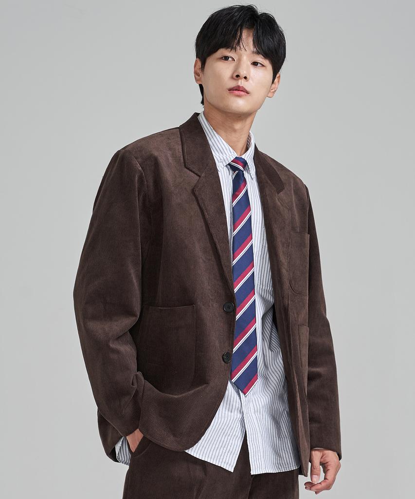 Prairie Corduroy Blazer (Brown)