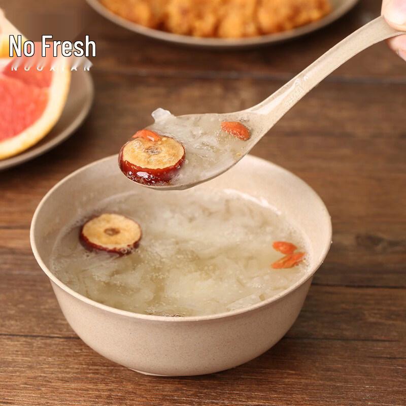 ZISIZ Disposable Rice Husk Tableware Set