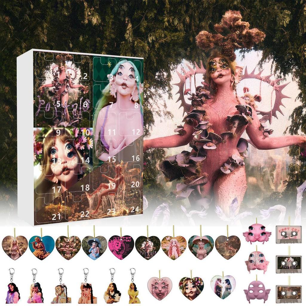 Martinez Melanie 24pcs Blind Box Xmas Gift Figurine Christmas Pendant Countdown