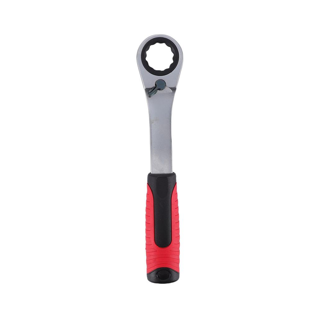 Pass Through Ratchet and Socket Set 10 24mm 12 Point Pass Through Socket 72T Reversible Ratchet Wrench with 1 2 3 8
