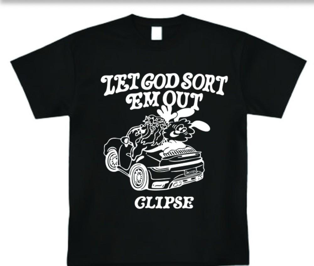 Clipse Let God Sort Em Out Cartoon T Shirt New S-5XL Unisex T-Shirt M