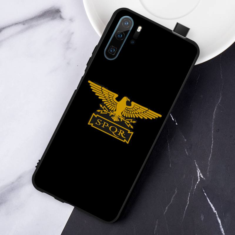 SPQR Roman Imperial Legion Pouzdro na telefon pro Huawei Honor Mate P 9 10 20 30 40 Pro 10i 7 8 axe Lite nova 5t