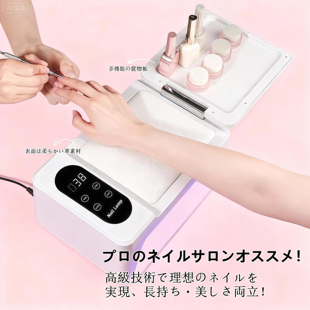 New Gel Nail LED UV Nail Light for Compatible with All 390W Curing Light with PU Hand 96 Fast Low Suitable for Hands and Japanese Instruction Manual