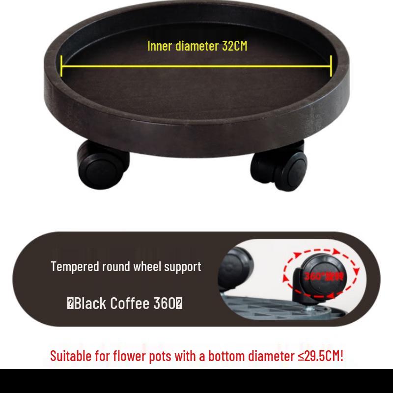 Heavy-Duty Rolling Plant Caddy - 5 Pack