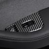 For Tesla 2019- Model 3 Highland Model Y Juniper Carbon Fiber Window Lift Panel Trim Sticker Car Interior Tuning Accessories