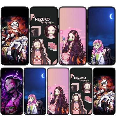 For Samsung Galaxy S24 S23 iPhone 16 15 14 Xiaomi Redmi Note 13 12 11 10 8 Plus 9 Pro Max X XR Phone Case Nezuko Demon Slayer Daki Gyutaro OPPO Huawei