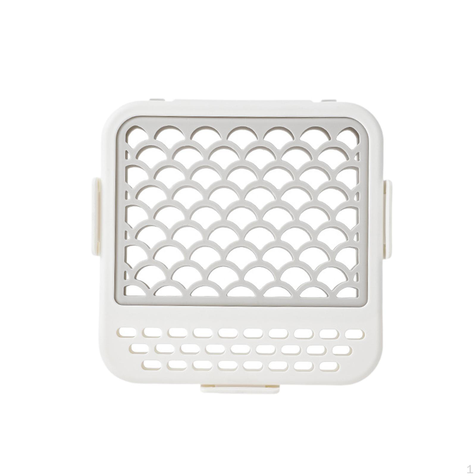 

Корзина для чистки посудомоечной машины Маленькая деталь Сливной дренаж Контейнер для хранения Противоутечка Высокая