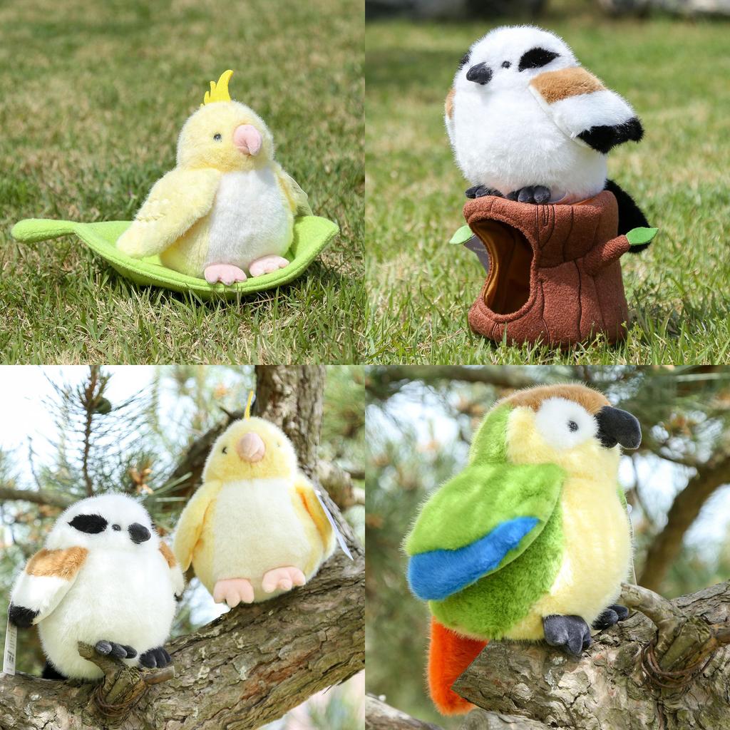 Animal Plush Toy Small Bird Collection With Pp Cotton Filling For Kid Gift