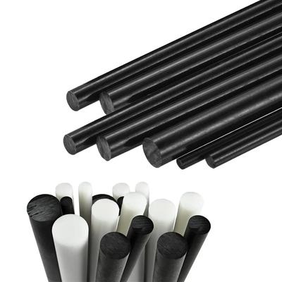 Acetal Bar Engineering Plastic Round Bar Black/White Length 100-300MM Dia 5-15mm Suitable for Gears Bearings and Auto Parts