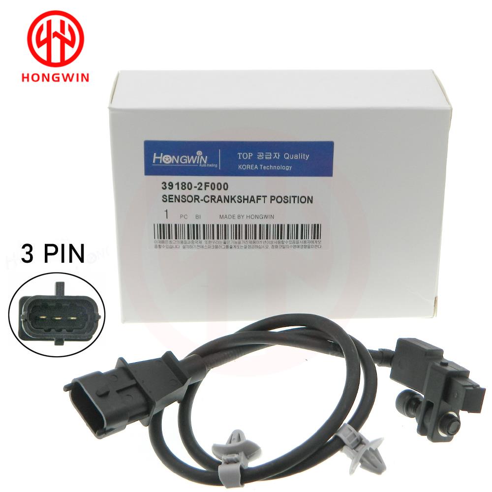 OEM 39180-2F000 New High Quality Crankshaft Position Sensor Fits Hyundai IX35 Santa Fe Kia Sorento Sportage SUV 2.0 2.2 2009-18