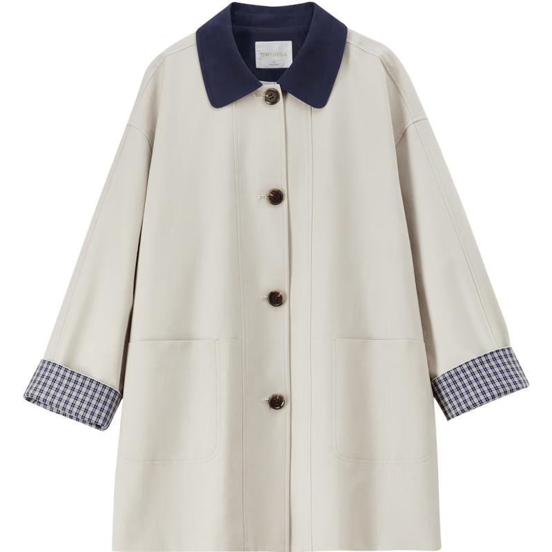 Shangdu Bila Spring Cotton Lyocell Trench Coat
