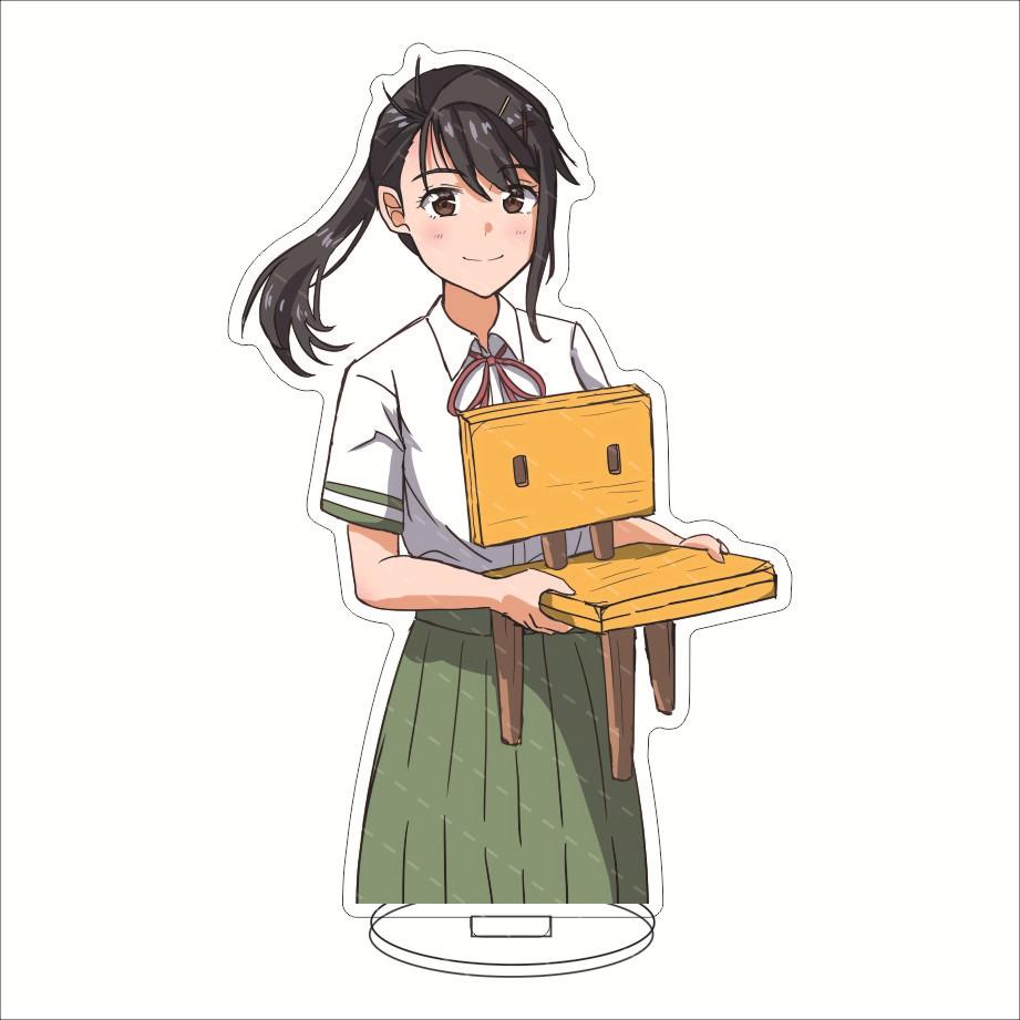Anime Suzumeno Tojimari Suzume Movie Acrylic Stand Model Plate Decoration Desk Figure Display Girl Gift Artist Products Standee
