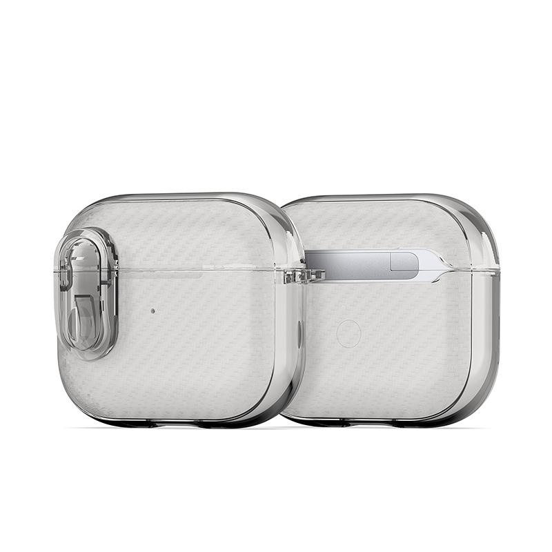 AirPods Pro & AirPods 3 Transparente Eis Kristall Kohlefaser Schutzhülle