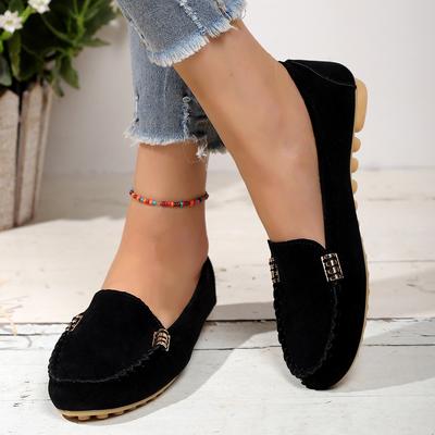 Mode Neue Damen Freizeitschuhe Frühling Herbst Flache Slipper Schuhe Mode Rutschfest Weich Denim Flache Schuhe Zapatos De Mujer Übergröße 43
