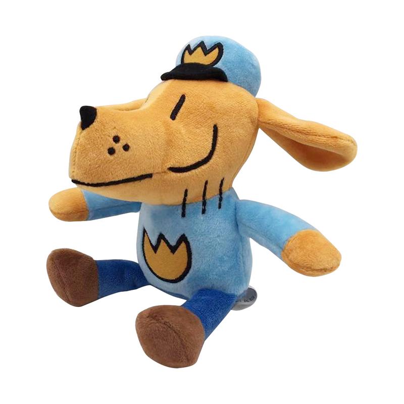 25cm Cute Dog Man Plush Toys Dogman Soft Stuffed Doll Cartoon Petey the Cat Puppy Chief Plushie Animals Figures Birthday Gifts
