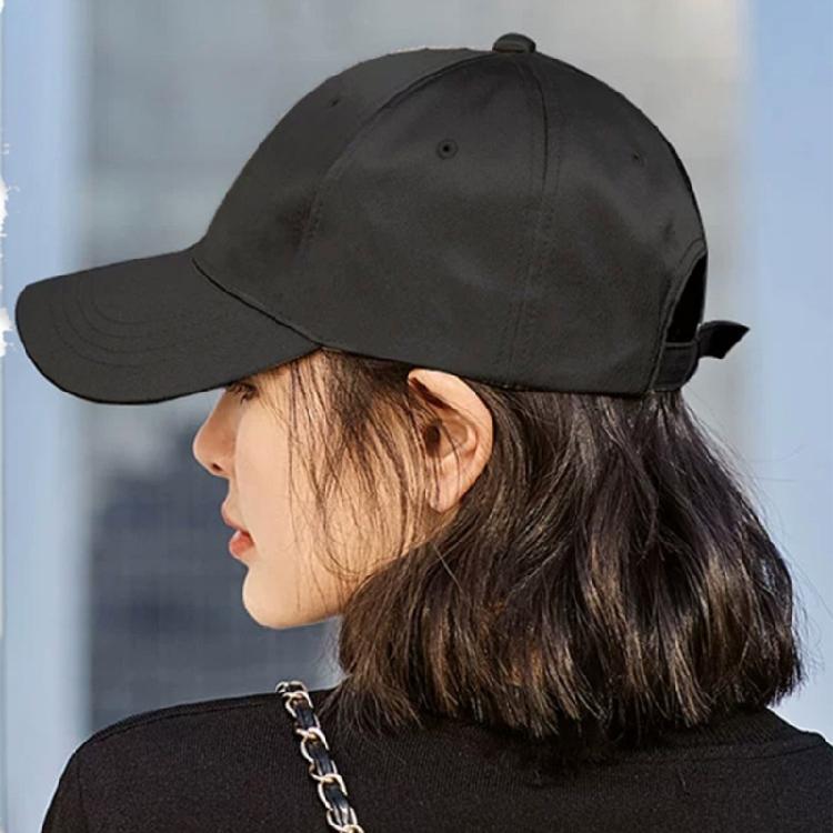 Adjustable Beret Cap with Hair Wig Women Dress Up Wig Hat Sunproof Baseball Cap